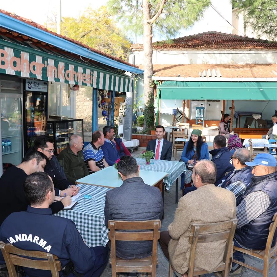 Belediye Başkan V. Mustafa Gözlet batı köylerini ziyaret etti