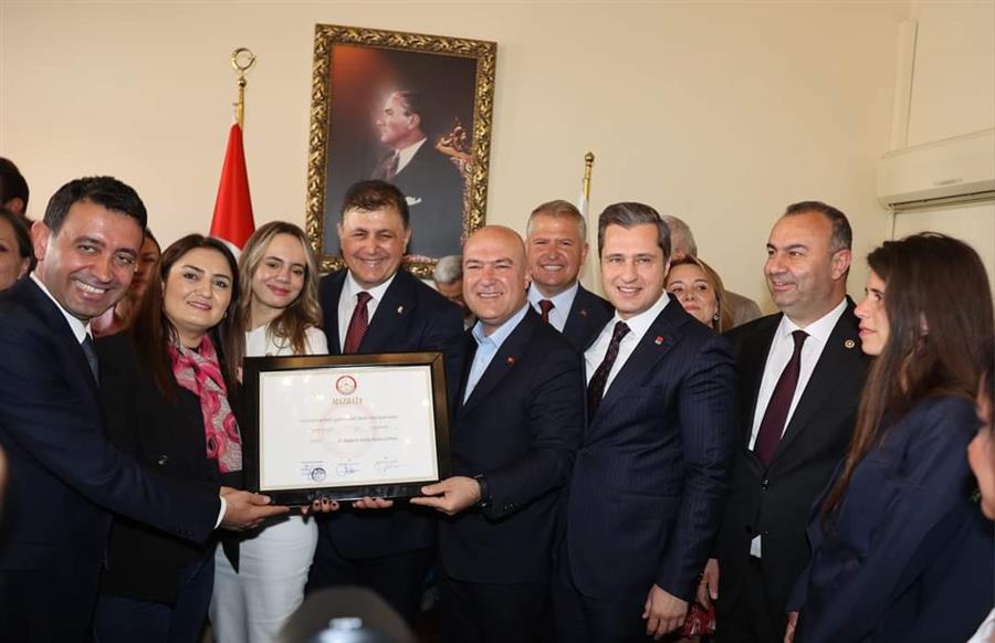 Balkan, Büyükşehir Belediye Başkanı Cemil Tugay'ın Devir Teslim Törenine Katıldı