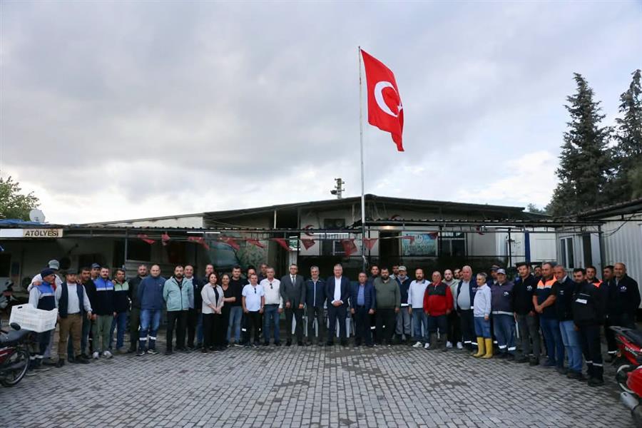 Temizlik İşleri Müdürlüğü personelimizle kahvaltıda bir araya geldik