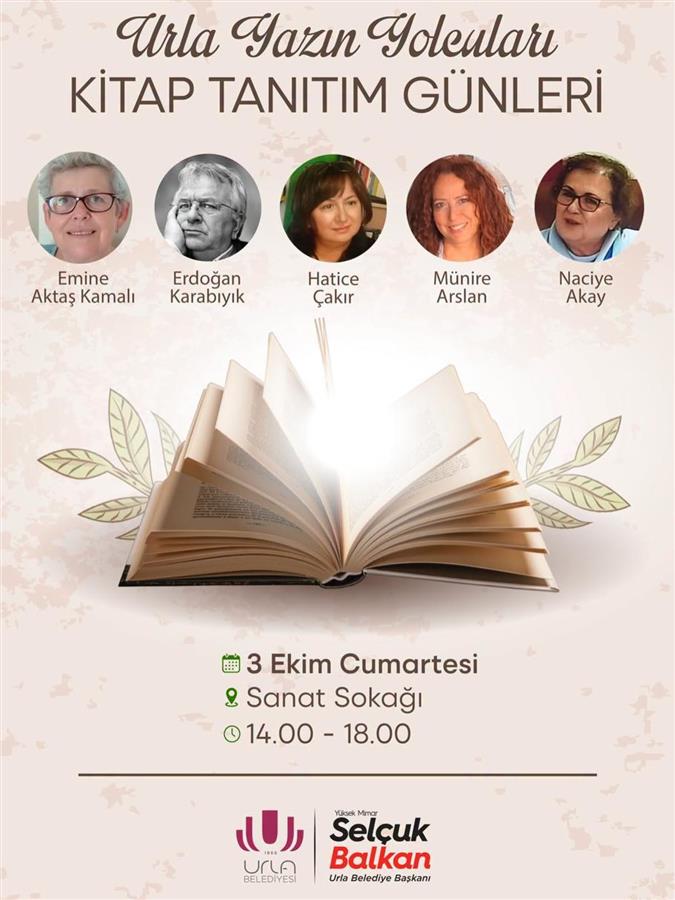 Urla Yazın Yolcuları Kitap Tanıtım Günleri