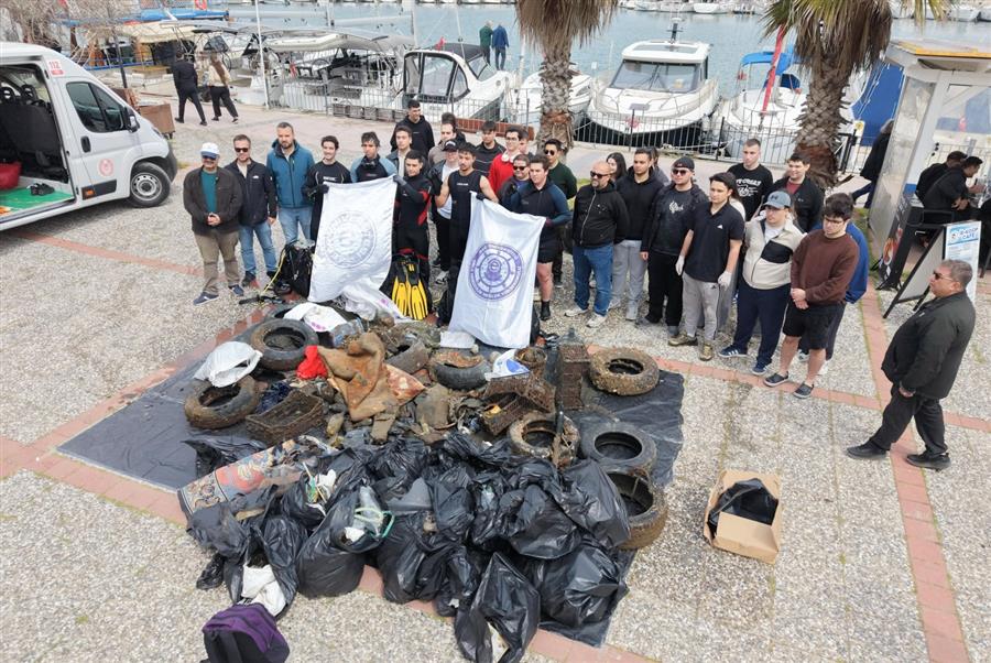 Kıyı temizliği etkinliği