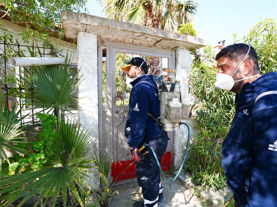 İlaçlama çalışmaları devam ediyor