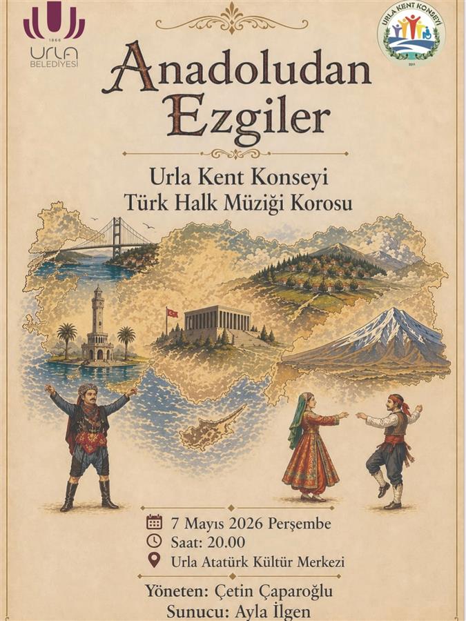 Anadolu’nun dört bir yanından ezgiler, Urla’da buluşuyor